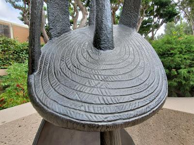 JACARANDA TIME AT THE UCLA SCULPTURE GARDEN, Los Angeles, CA