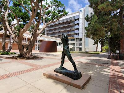 JACARANDA TIME AT THE UCLA SCULPTURE GARDEN, Los Angeles, CA