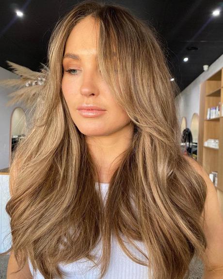 when to color hair before wedding highlights long hair