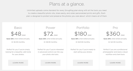 smugmug pricing review