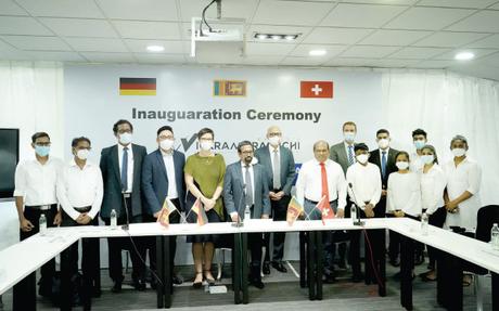 Chairman,  Mihira Wickramarachchi and Ambassador of Switzerland to Sri Lanka and Maldives, Dr. Domink Furgler at the launch