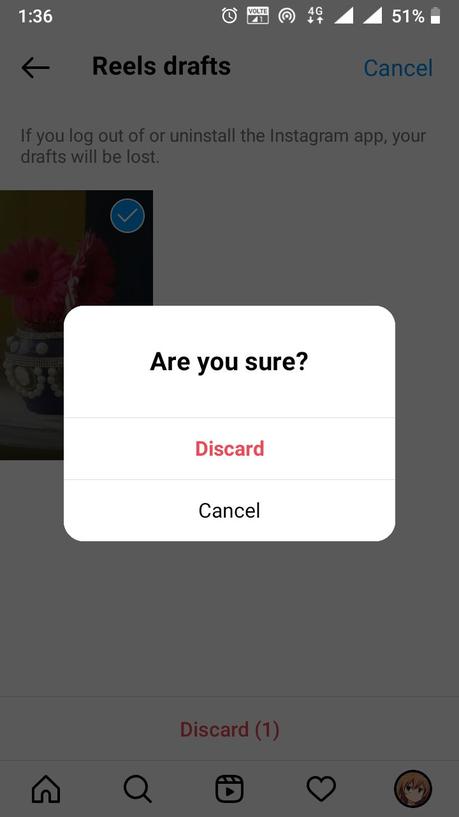 How To Delete Draft Reel Instagram