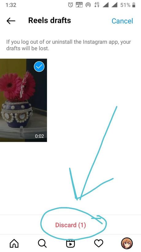 How To Delete Draft Reel Instagram