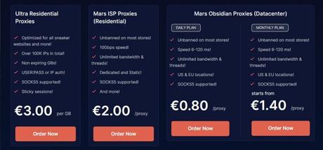 MarsProxies Review Marsproxies Payment Options