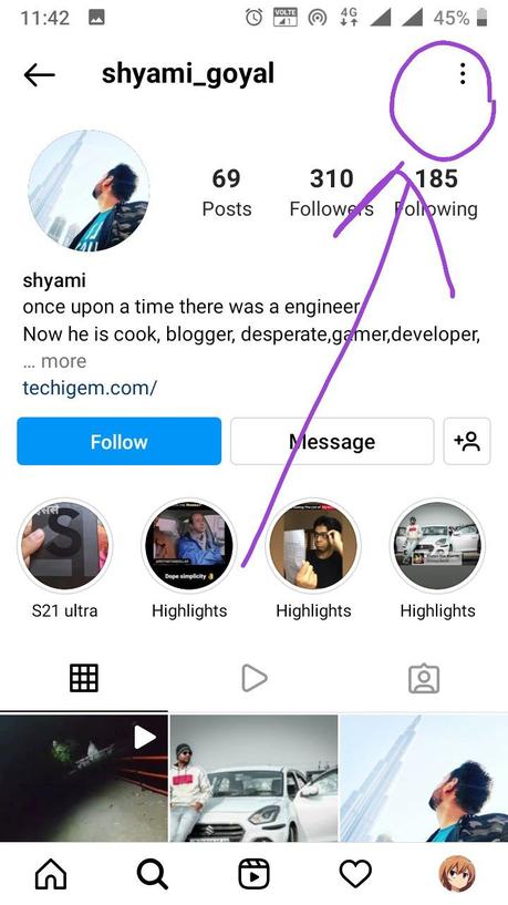 How To Copy Your Instagram Profile Link in App 2022