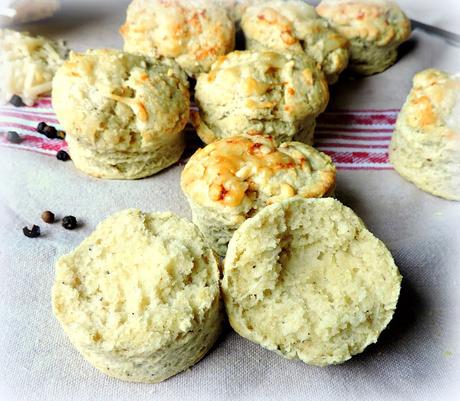 Cheese & Black Pepper Potato Scones