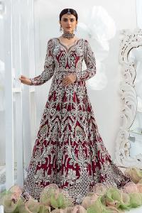 Red Ruffled Lehenga Blouse