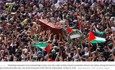 Israeli Police Disrupt Funeral Of Palestinian-American Journalist (Shireen Abu Akleh)