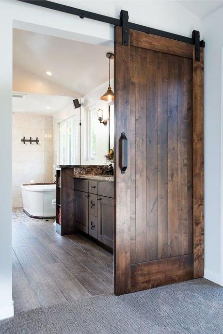 master bedroom bathroom door ideas