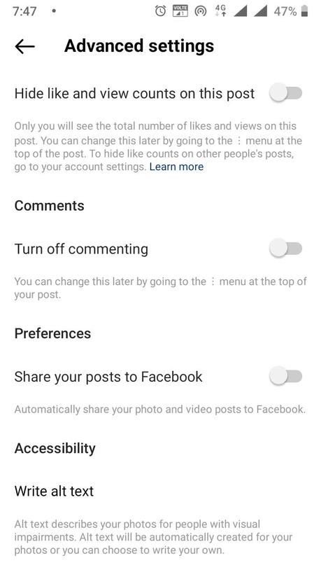 Where Are Advanced Settings on Instagram 2022