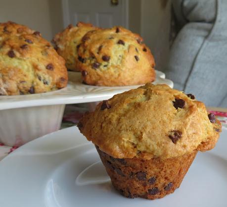 Bakery Style Chocolate Chip Muffins (small batch)
