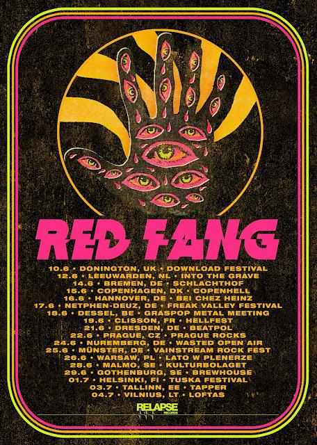 RED FANG ANNOUNCE EU/UK SUMMER TOUR