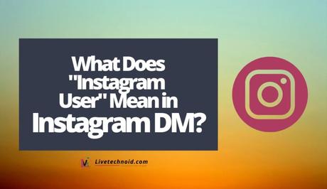 What Does “Instagram User” Mean in Instagram DM?