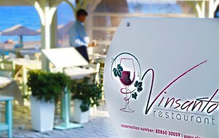 Vinsanto Restaurant Kamari Santorini Renovation 2022