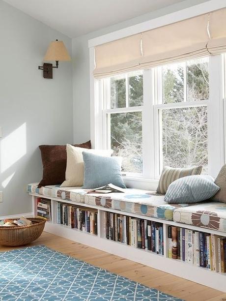 window seat window treatment ideas