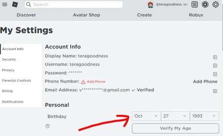 How to Verify Your Age on Roblox