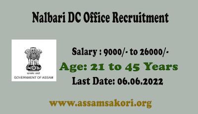 Nalbari DC Office Recruitment 2022