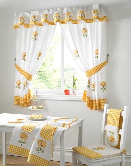 window curtain ideas kitchen