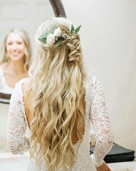 spring wedding hairstyles long hair half up taylor_lamb_hair