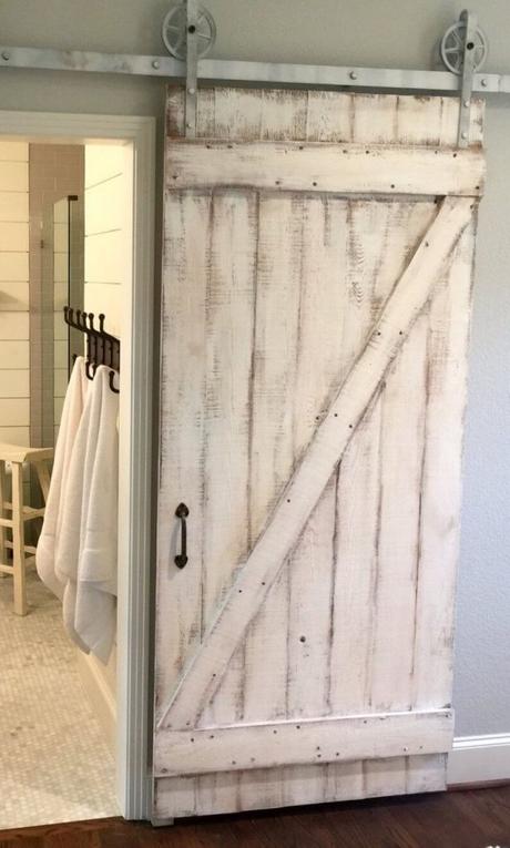 white barn door ideas