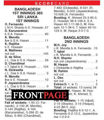 Mathews and Chandimal centuries put Sri Lanka on top