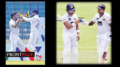 Mathews and Chandimal centuries put Sri Lanka on top