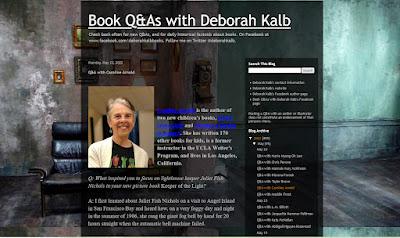 INTERVIEW WITH DEBORAH KALB about KEEPER OF THE LIGHT and PLANTING A GARDEN IN ROOM 6