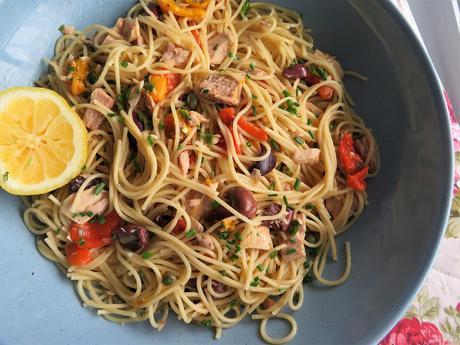Spaghetti Salad with Tuna