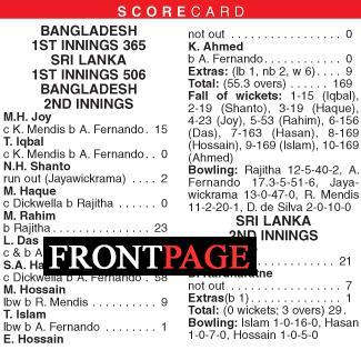 Sri Lanka's series win