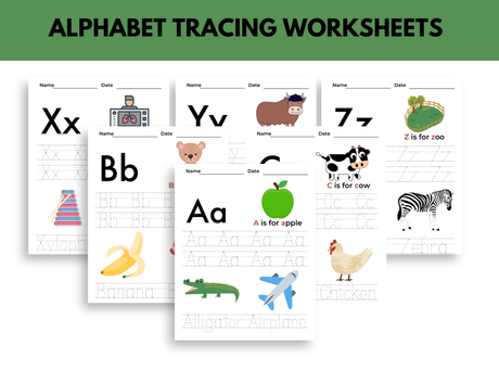 Free Printable Alphabet Worksheets