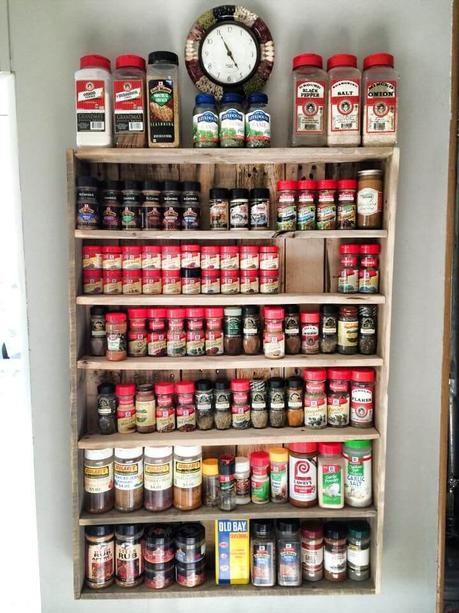 wooden spice rack ideas