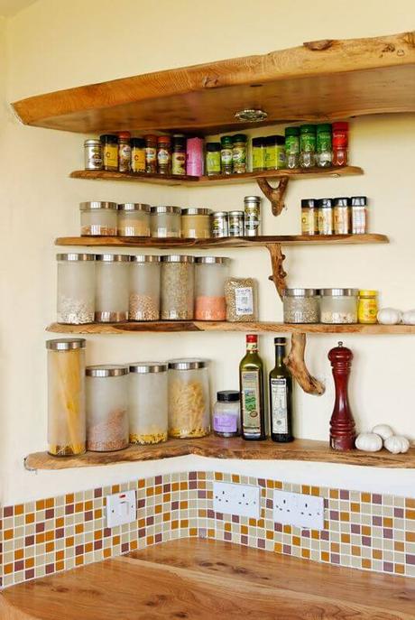 corner spice rack ideas