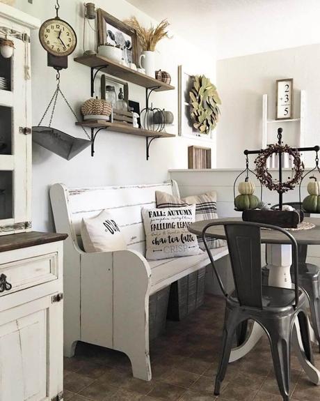 farmhouse breakfast nook ideas