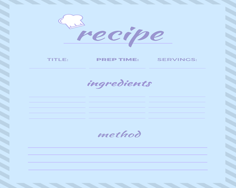 recipe card