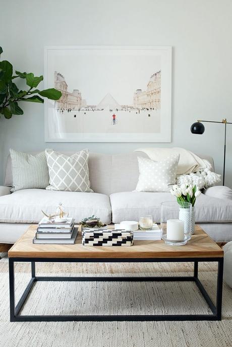 white coffee table ideas