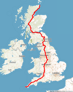 What is the difference between LeJog & the End to End Trail?
