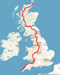What is the difference between LeJog & the End to End Trail?