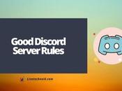 Good Discord Server Rules