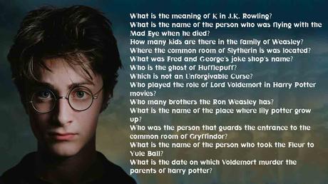 harry potter movie trivia