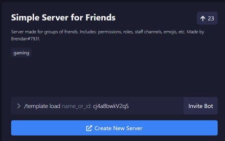 Simple Server for Friends