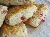 Rhubarb Ginger Scones