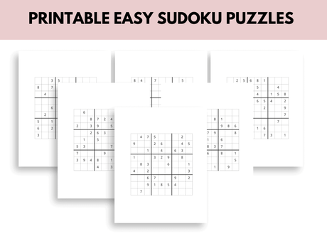 printable easy sudoku