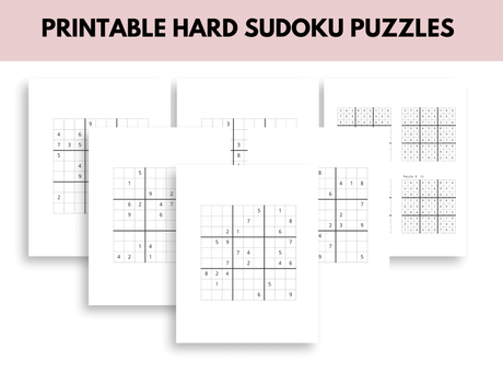 printable hard sudoku