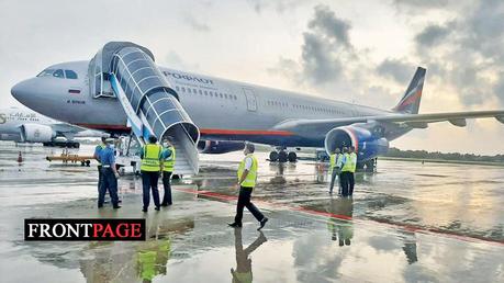 Grounded Aeroflot flight leaves Sri Lanka