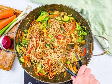 Teriyaki Noodles (Vegan + Gluten Free Option!)