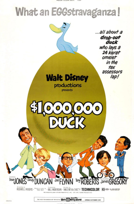 ABC Film Challenge – Sci-Fi – G – The Million Dollar Duck (1971) Movie Review