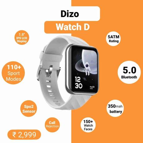 Dizo Watch D with 110+ sport modes, smart notifications support launched in India