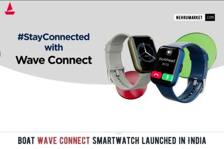 boAt Wave Connect smartwatch launched in India | Check price and details