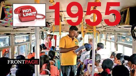 Call 1955 to report errant bus conductors