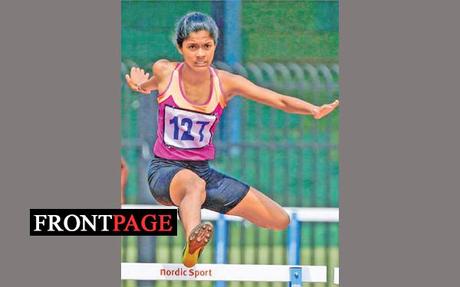 Amesha sets 400m hurdles New Meet Record